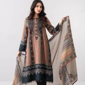 Smart Fit Embroidered Three-Piece Lawn